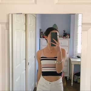striped tank top